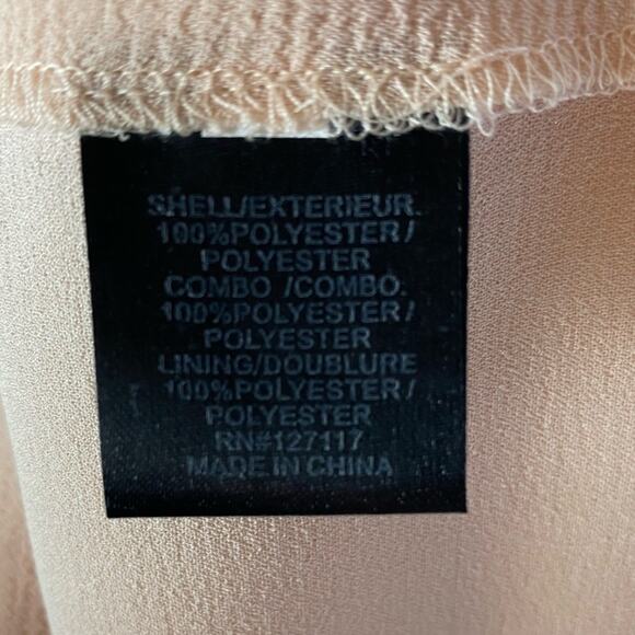 Badgley Mischka Pink Sleeveless Bow-Front Dress Size 10 - Picture 5 of 6